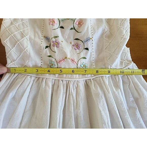 Lizeth Girls Embroidered Floral Dress Size 4 - Picture 8 of 10